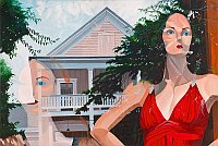 Window Shopping (Key West) o/c 32 X 48